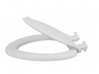 Сиденье для унитаза ВИР белый мрамор