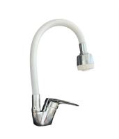 Смеситель для кухни Rainsberg R3193FE гибкий белый 2 режима