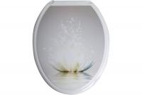 Сиденье для унитаза декор "ЛОТОС"