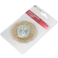 Щетка металлическая плоская со шпилькой Ф75 