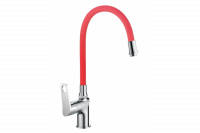 Смеситель для кухни OUTE T30293B-8 гибкий красный
