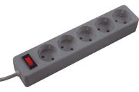 Сетевой фильтр 5 гнезд 3.0 метра 2,2 кВт 1-2SALE 901417