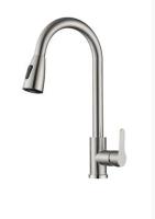 Смеситель для кухни ZEGOR SAP4-H097MG с вытяжной лейкой