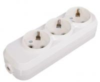 Колодка 3 гнезда 16А TDM Народная 1806-0417 с заземлением 