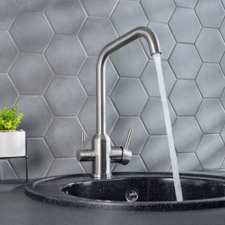 Смеситель для кухни РМС SUS124-017F-015 с фильтром 