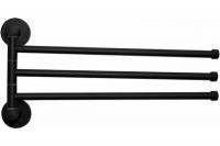 Держатель для полотенец 3 рога HAIBA HB8713 черный