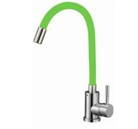 Смеситель для кухни Solone EZA4-F090GN гибкий зелёный