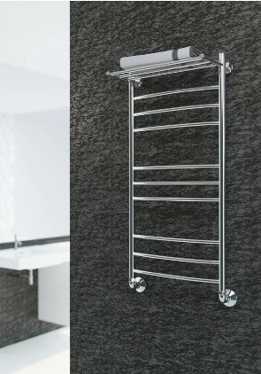 Полотенцесушитель нержавеющий ZOX полка 10 перекладин 1000*500 ДУГА-2