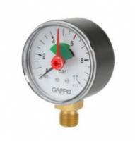 Манометр GAPPO 1/4, 6 bar радиальный G1470.6