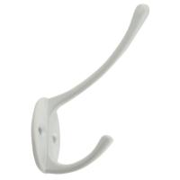 Крючок-вешалка средний белый "АВЕНТА"