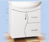 Тумба MDW БАЛТИКА 70-2  с умывальником Лидия 70 