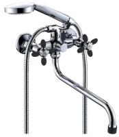 Смеситель для ванны Rainsberg R6023F-2 двухручковый черный