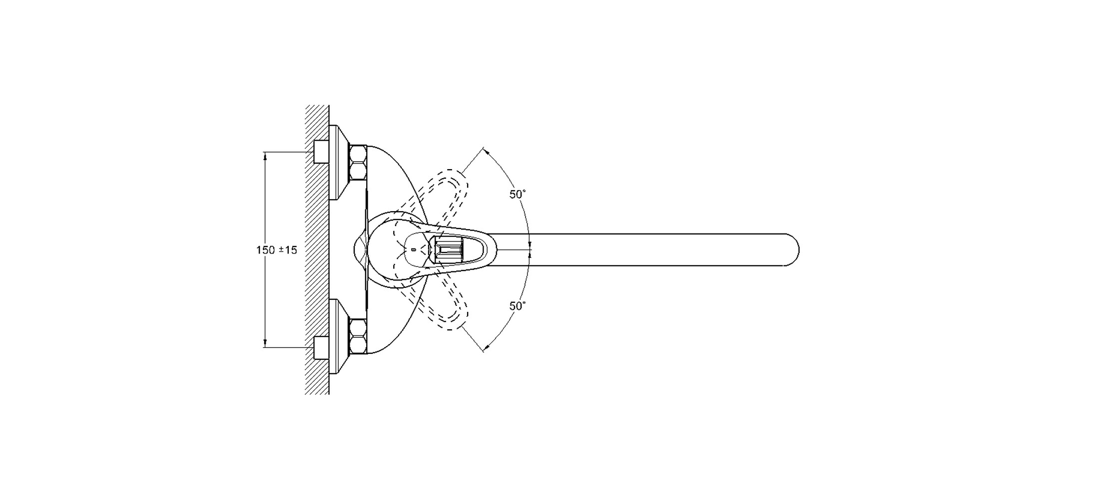 Смеситель для ванны G-lauf KLO7-A048 