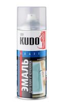 Эмаль аэрозоль KUDO-1301 для ванн и керамики белая  520 мл