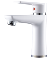 Смеситель для умывальника РМС PL6-001F пластик ABS белый