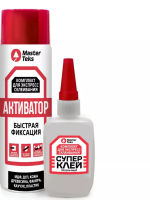 Клей двухкомпонентный MASTERTEKS 200мл/50гр
