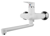 Смеситель для ванны РМС PL6-006Е пластик ABS белый