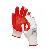 Перчатки нейлоновые с антискользящим покрытием КИРПИЧ