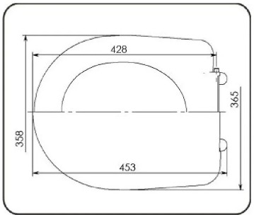 Сиденье для унитаза СУ 71.07.80 (Форвард, Ресса)