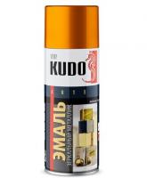 Эмаль аэрозоль KUDO-1034 зеркальное золото 520 мл
