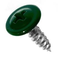 Саморез с прессшайбой 4,2*16 темно-зеленый RAL 6005