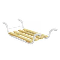 Сиденье для ванны дерево+металл НИКА СВ1