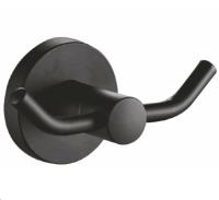 Крючок для ванной двойной HAIBA HB8705-2 черный