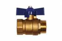 Кран шаровый 3/4 бабочка г/ш RM-L