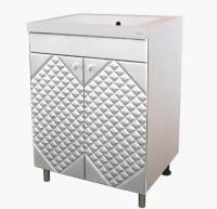 Тумба MDW АФРИКА 580 (2 двери) с умывальником Andrea 58