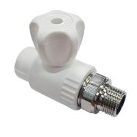 Полипропиленовый кран для радиатора 25*3/4 прямой