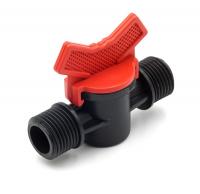 Кран шаровый 3/4 НР*3/4 НР пластик