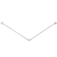 Карниз для ванны угловой 80*80*80 см белый