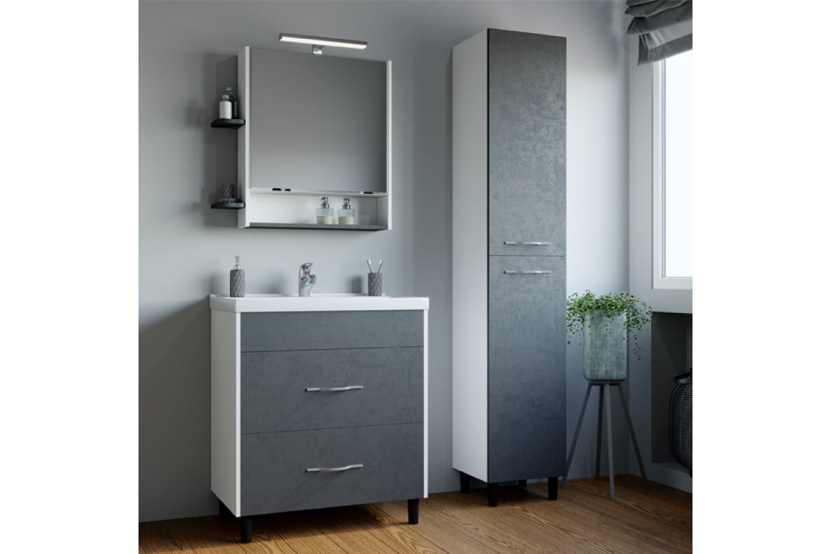 Тумба MIXLINE СУРА-70 с умывальником CLASSIC-70