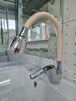 Смеситель для кухни MITTSU M-2030BG с гибким бежевым изливом