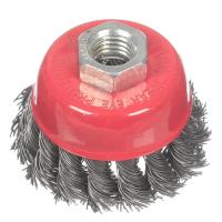 Щетка металлическая для УШМ чашка Ф65 BARTEX круч. проволока
