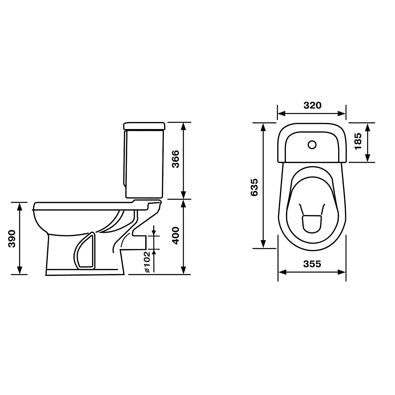 Унитаз-компакт Оскольская керамика ИРИДА (г. Старый Оскол)