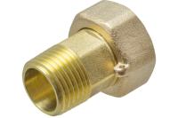 Штуцер для счетчика воды Ф3/4 латунь (пара)