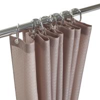 Шторка для ванной 180*180 РМС ШП-04БЖ бежевая