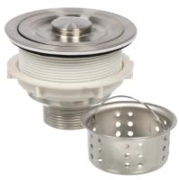 Выпуск для сифона, 110 мм. нерж, сталь Aqwin