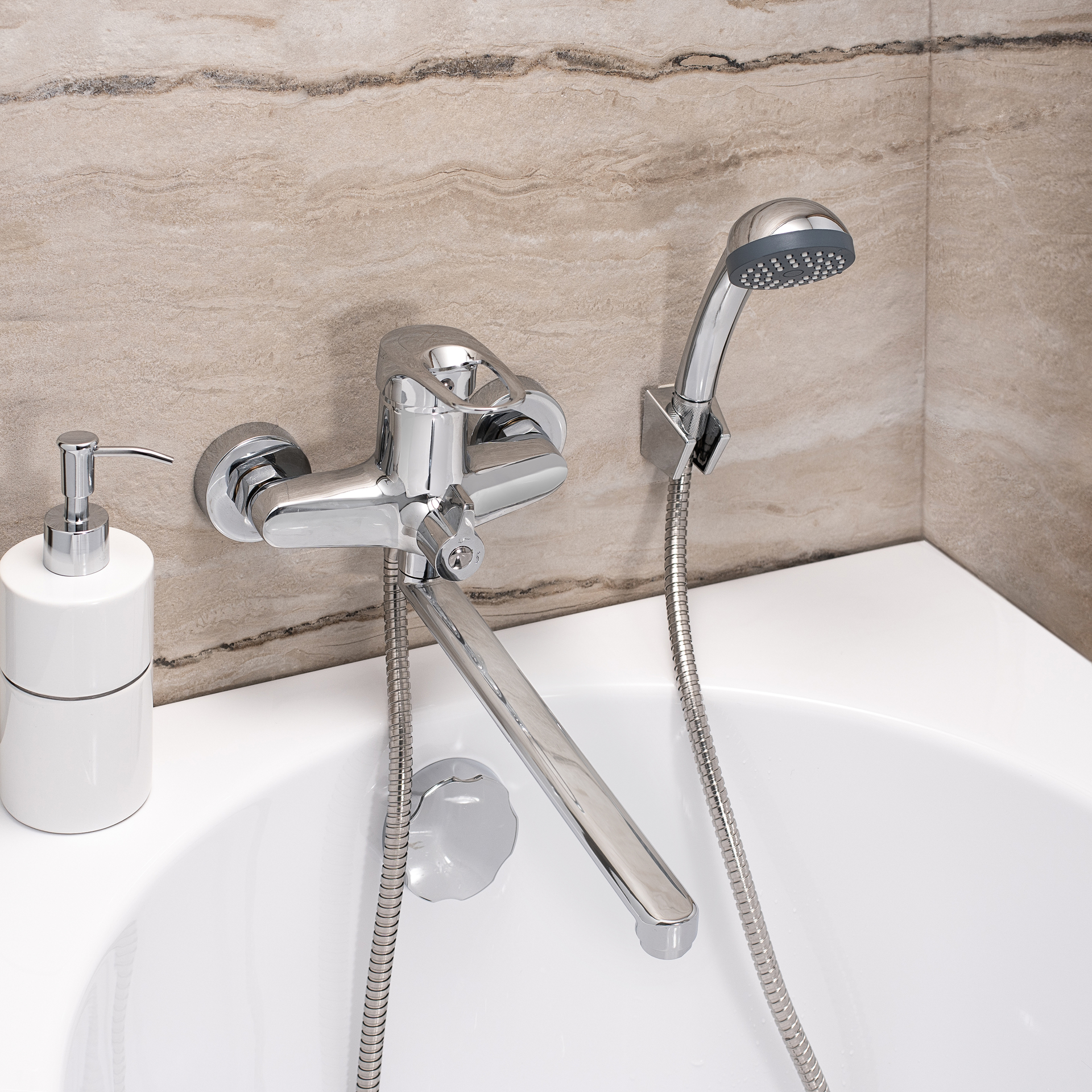 Смеситель для ванны РМС SL55-006Е 