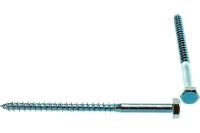 Шуруп с шестигранной головкой 8,0*120 оцинкованный