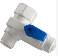 Тройник с краном для 3-х ступенчатого фильтра пластик