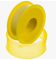 Фум лента  JIF 10мм х 8м желтая газ