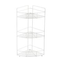 Полка угловая 3-х ярусная 22*22*52,5 "Рыжий кот" белая