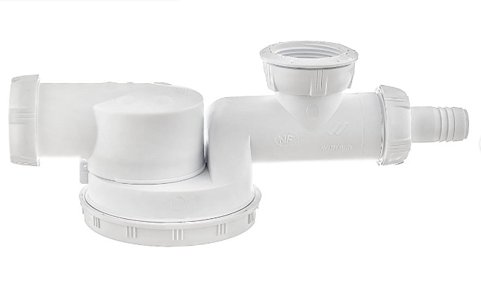 Сифон WIRQUIN 30717975 для мойки/умывальника без выпуска малогабаритный