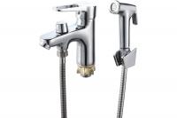 Смеситель для умывальника РМС SL141-001F-1 с гигиеническим душем