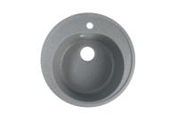 Мойка врезная ZETT lab. 510/Q8 круглая темно-серая матовая