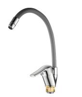 Смеситель для кухни DIONIS DNE8-KG-455 гибкий серы