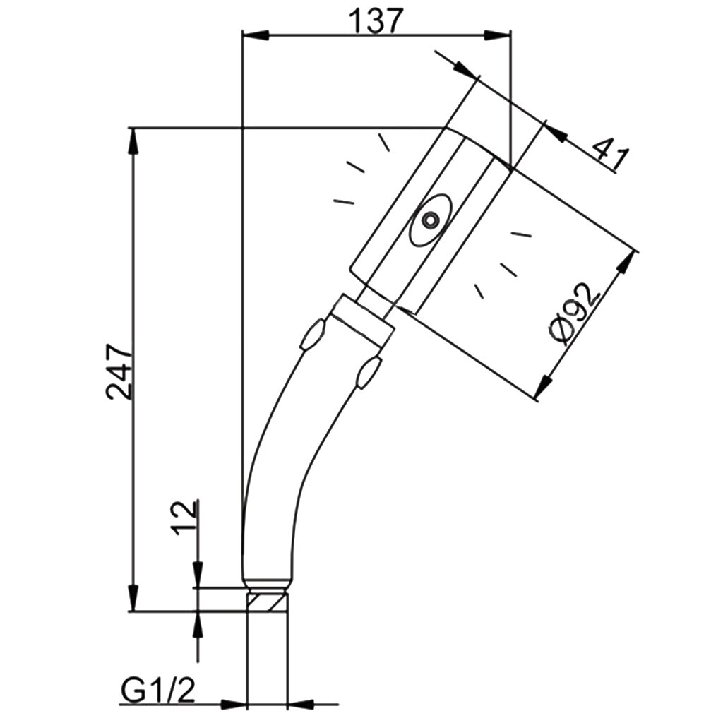 Лейка для душа Frap F014 4 режима