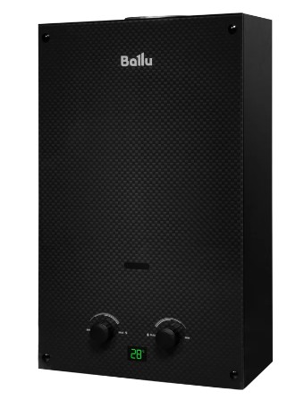 Газовый водонагреватель BALLU GWH 10 Fiery Glass Carbon 10 л/мин